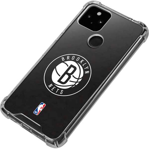 NBA Brooklyn Nets Distressed Google Pixel 4a 5G Clear Case